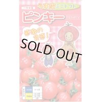 送料無料　[トマト/ミニトマト]　ピンキー　15粒　ナント種苗(株)