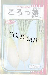 送料無料　[大根]　ミニダイコン　ころっ娘　20ml　(株)サカタのタネ