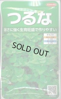 送料無料　[葉物]　つるな　約85粒　(株)サカタのタネ　実咲250（002975）