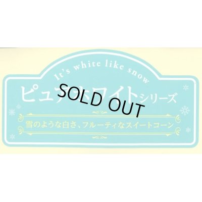 画像1: 青果シール　とうもろこし　ピュアホワイトシリーズ　大サイズ　100枚　雪印種苗