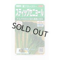 送料無料　[ブロッコリー]　スティックセニョール　約85粒　(株)サカタのタネ　実咲450（002931）