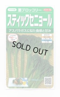 送料無料　[ブロッコリー]　スティックセニョール　約85粒　(株)サカタのタネ　実咲450（002931）