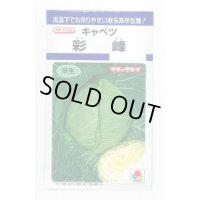 送料無料　[キャベツ]　彩峰　1ml(約120粒)　タキイ種苗(株)　DF