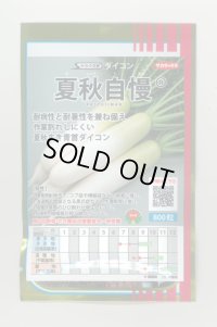 送料無料　[大根]　夏秋自慢　800粒　(株)サカタのタネ