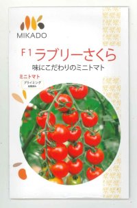 送料無料　[トマト/ミニトマト]　ミニトマト　ラブリーさくら　100粒　ヴィルモランみかど