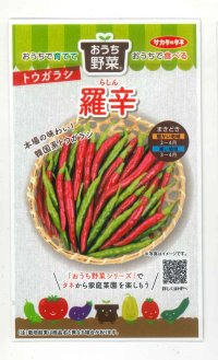 送料無料　[トウガラシ]　羅辛　12粒　（株）サカタのタネ　実咲450（107808）