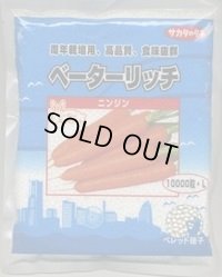 送料無料[人参]　ベーターリッチ　1万粒　Lサイズ　ペレット種子　(株)サカタのタネ