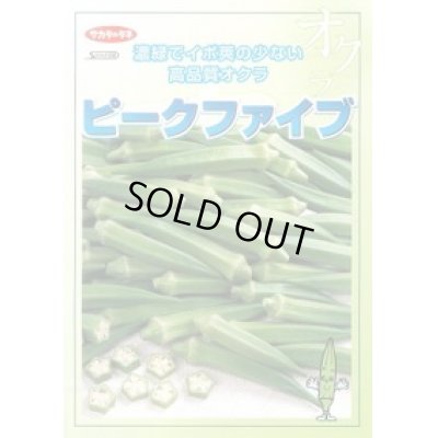 画像2: 送料無料　[オクラ]　ピークファイブ　約60粒　(株)サカタのタネ　実咲350（002899）