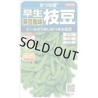 送料無料　[枝豆]　おつな姫　約50粒　(株)サカタのタネ　実咲350（003155）