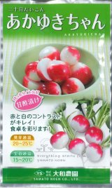 画像: 送料無料　[大根]　はつかだいこん　あかゆきちゃん　20ml(およそ1,100粒)　大和農園