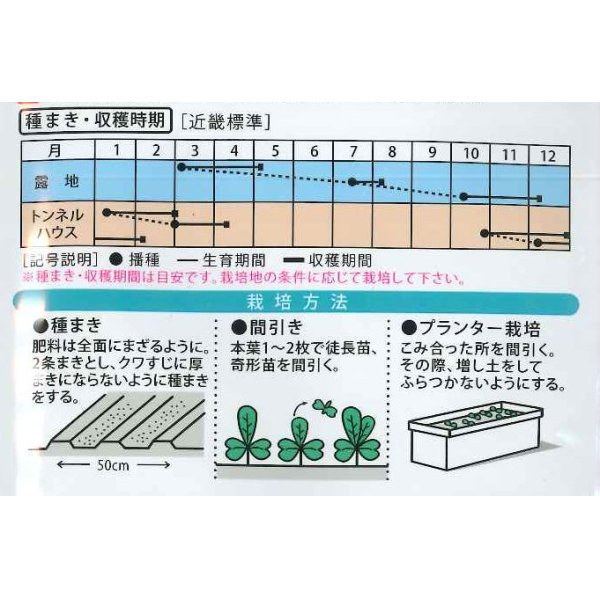 画像2: 送料無料　[小松菜]　長楽type2　10ml　(株)大和農園 (2)