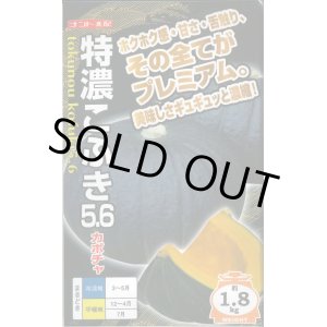 画像: 送料無料　[かぼちゃ]　特濃こふき5.6　小袋(7粒入り)　ナント種苗(株)