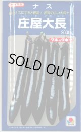 画像: 送料無料　[なす]　庄屋大長　2000粒　タキイ種苗(株)