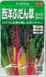 画像: 送料無料　[葉物]　アイデアル(スイスチャード)　約30粒　(株)サカタのタネ　実咲350（002963）