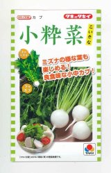 画像: 送料無料　[かぶ]　小粋菜　3ml　タキイ種苗(株)