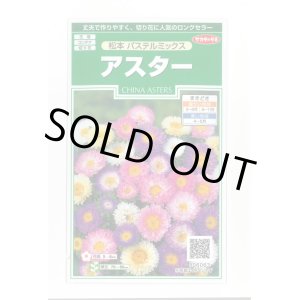 画像: 送料無料　花の種　アスター　松本　パステルミックス　約190粒　(株)サカタのタネ　実咲250（026213）