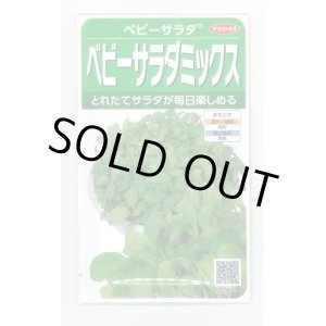 画像: 送料無料　[レタス]　ベビーサラダミックス　約2500粒　(株)サカタのタネ　実咲350（003037）