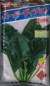 画像: [ほうれんそう]　スーパーヴィジョン　3万粒（種子サイズ：Ｍ）　トキタ種苗(株)