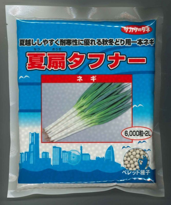 白ネギ】夏扇パワーペレット種子6000粒、3袋フラワー・ガーデニング