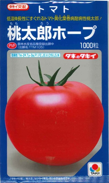 大玉トマトの種 桃太郎 1,000粒 野菜の種