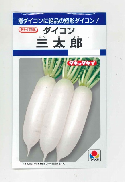 [大根] 三太郎 7ml タキイ種苗（株） DF (野菜種/大根)グリーンロフト